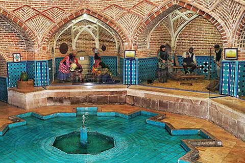 Qajar Bathhouse & Anthropology Museum, Qazvin